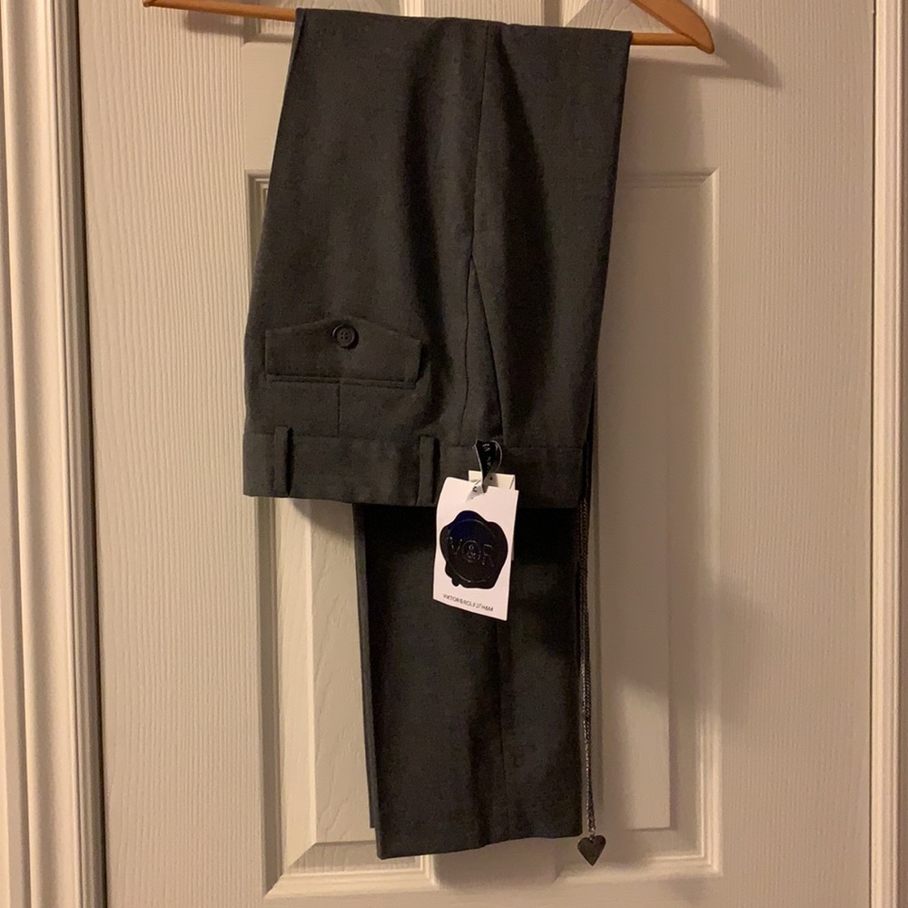 NEW Viktor & Rolf by H&M grey wool trousers sz 36